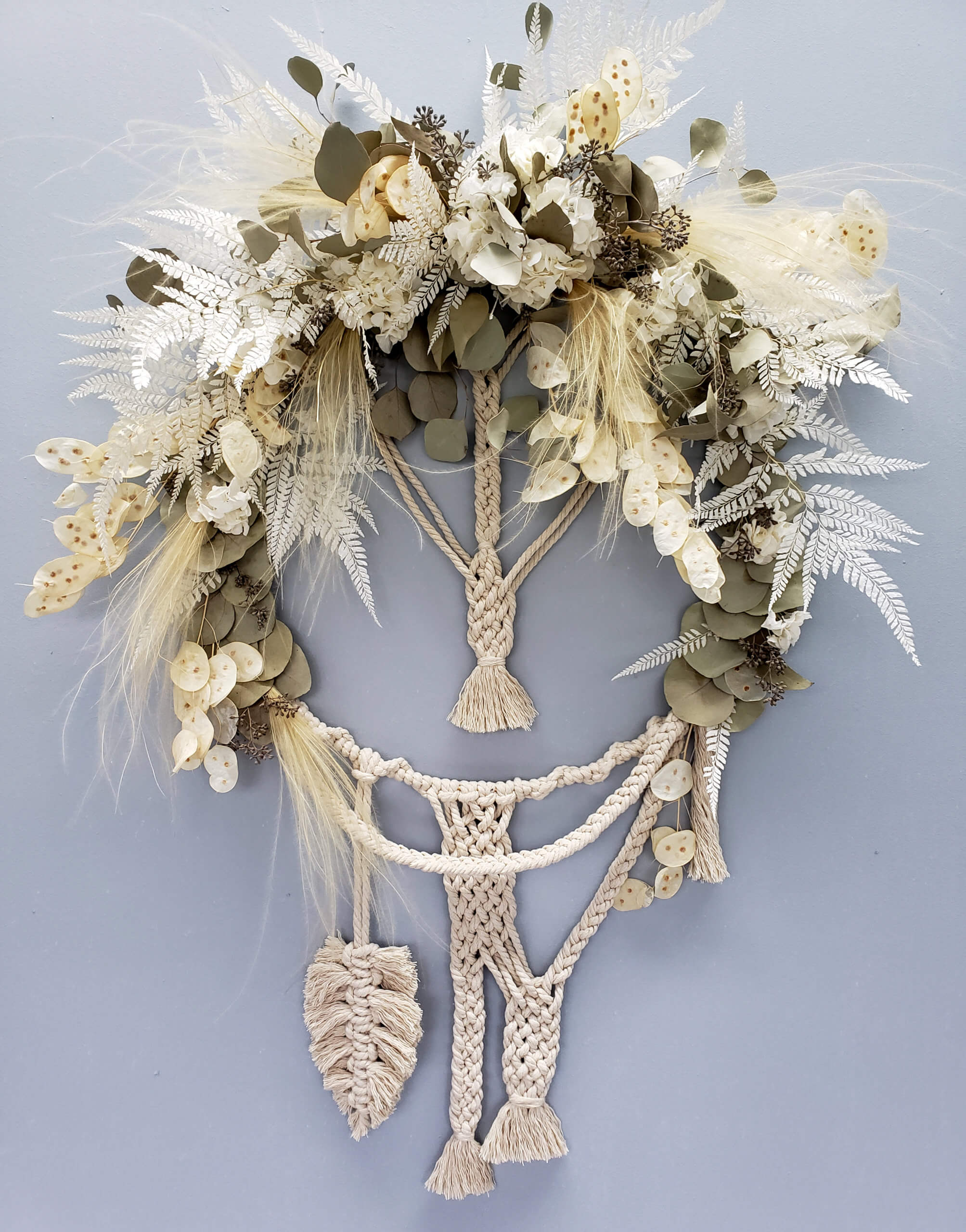 Couronne style macramé