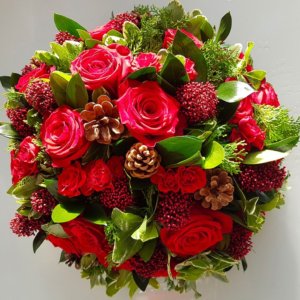 Bouquet de fleurs de saison : Bouquet classique rond