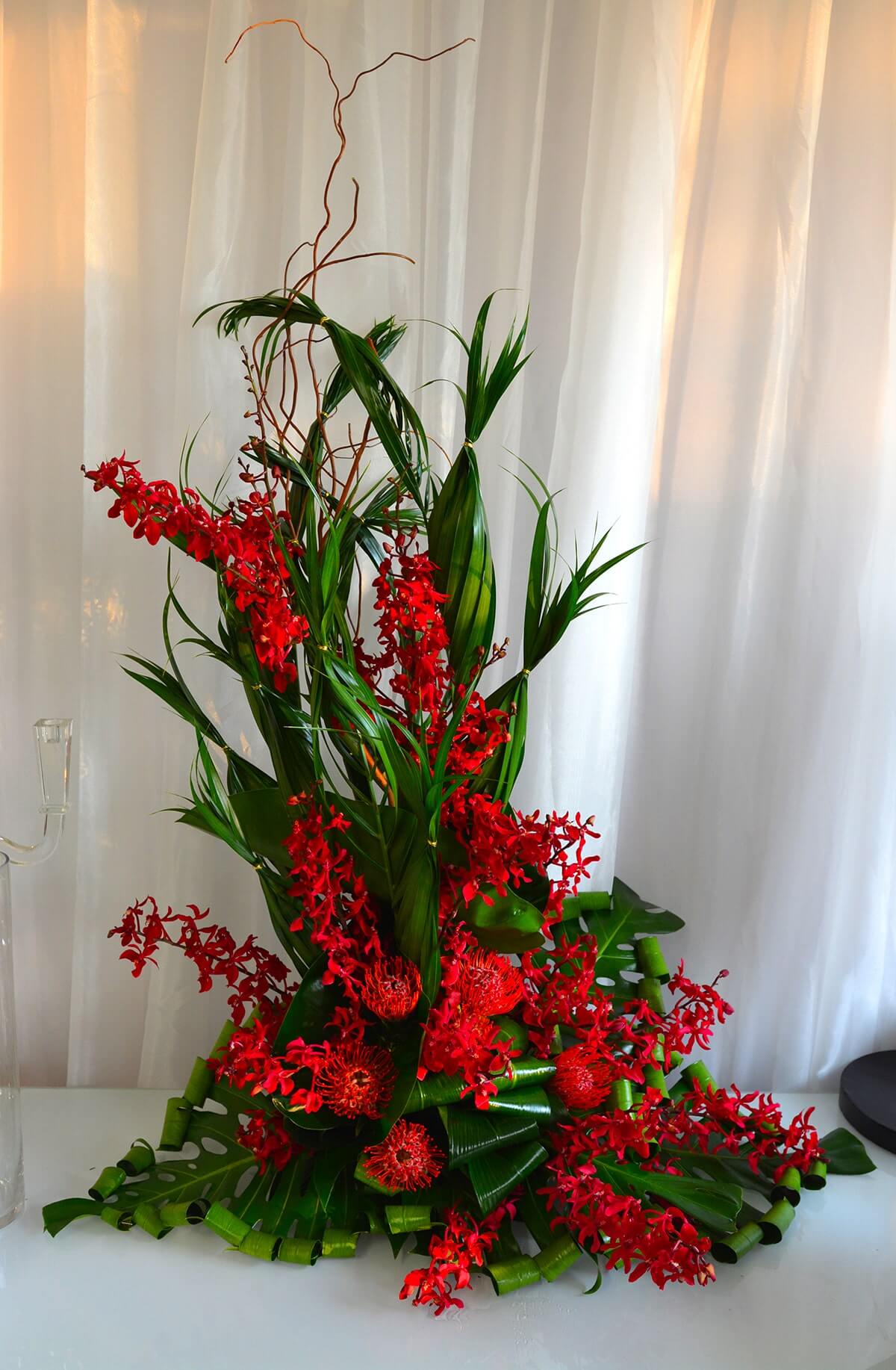 Exotic flower arrangement